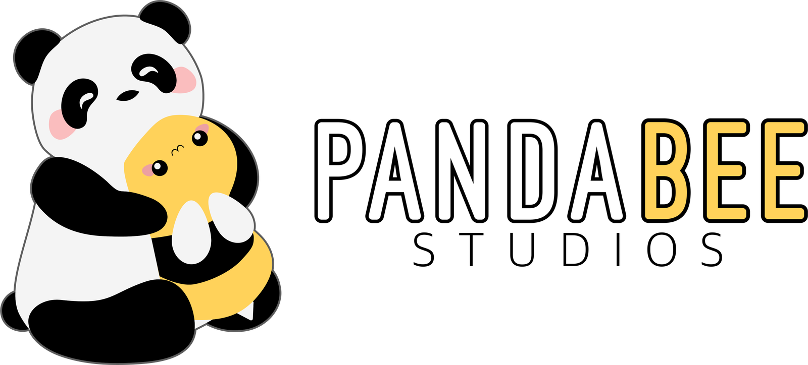 PandaBee Black Logo Preview